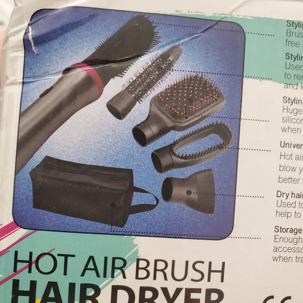 5 in 1 hot air brush hairdryer